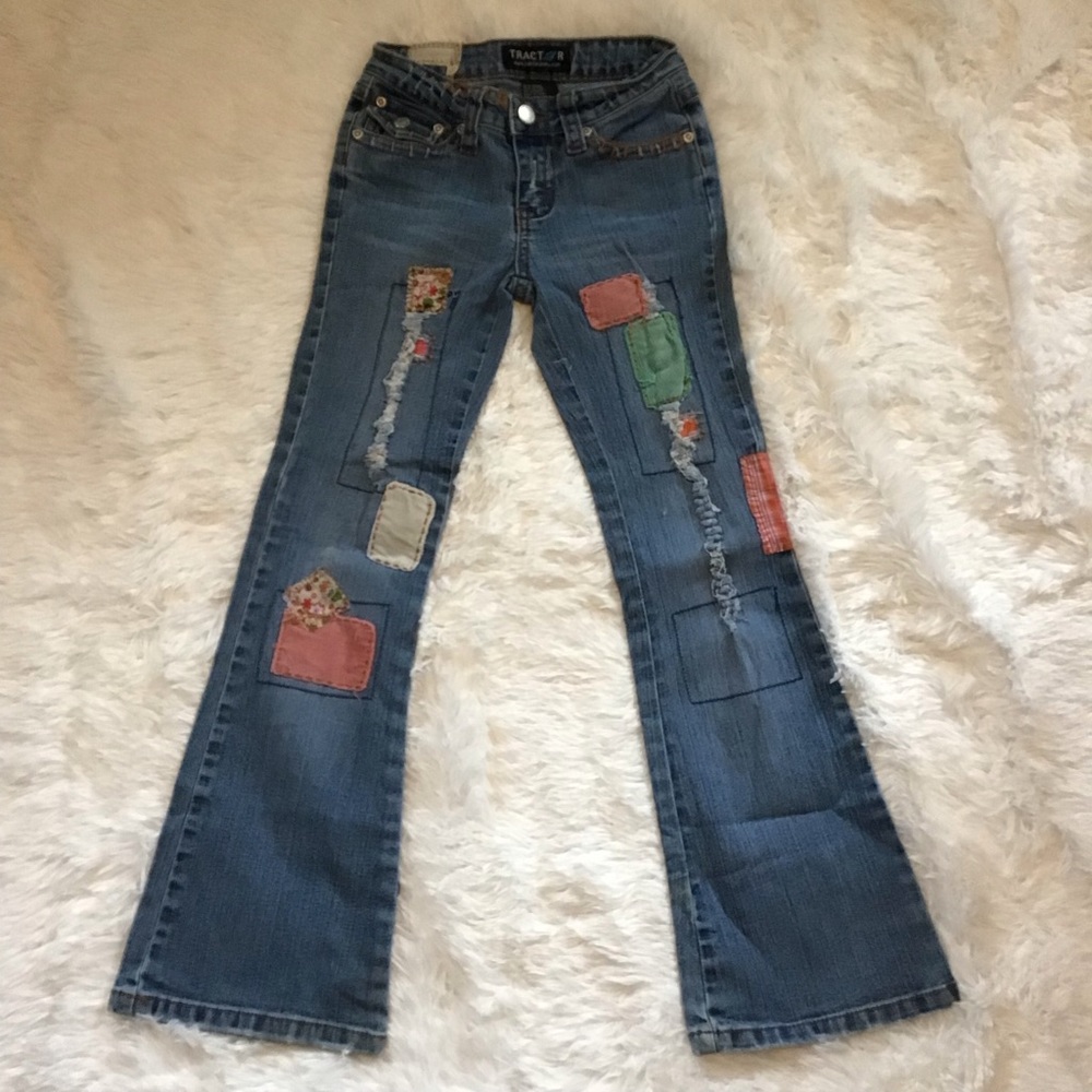 Tractor CORDUROY PATCHES Flare Jeans 8